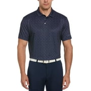 Ben Hogan Men's and Big Men's Golf Tee Print Golf Polo Shirt, up to Size 5X