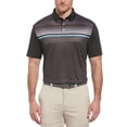 thumbnail image 1 of Ben Hogan Men's and Big Men's Gradient Chest Stripe Golf Polo Shirt, up to Size 5XL, 1 of 3