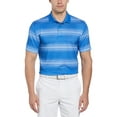 thumbnail image 1 of Ben Hogan Men's and Big Men’s Heathered Fashion Stripe Print Golf Polo Shirt, up to Size 5XL, 1 of 4