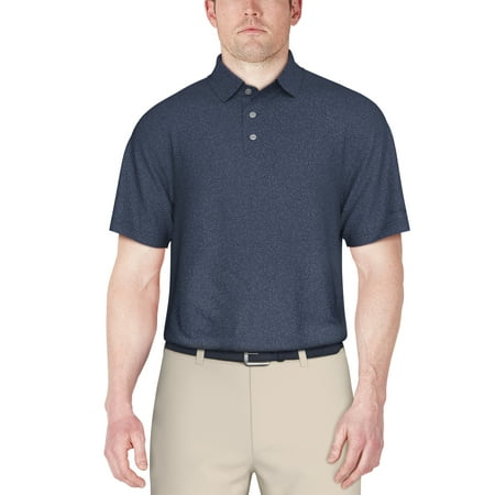 Ben Hogan Men's and Big Men’s Micro Floral Golf Polo Shirt, up to Size 5XL
