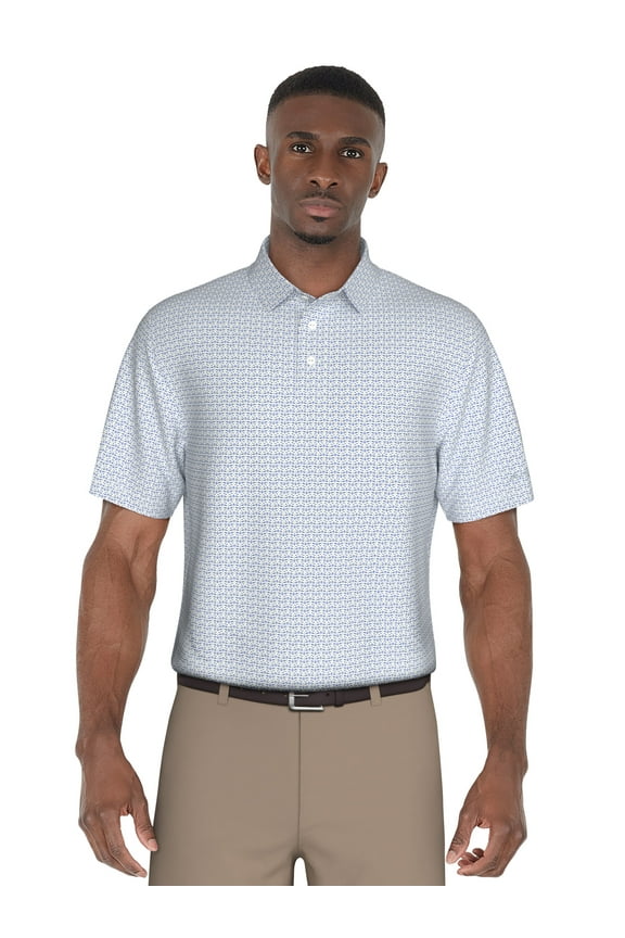 Men's and Big Men’s Mini Dragonfly Golf Polo Shirt, up to Size 5XL