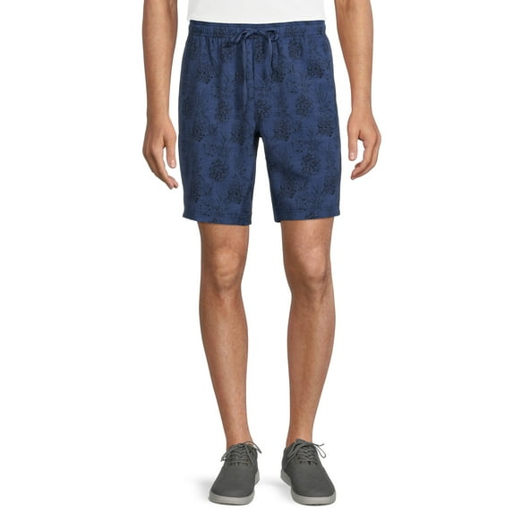 Ben Hogan Men's and Big Men's Modern Fit 8.5" Pineapple Print Stretch Short With Drawstring, Up to 5XL