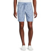 Men's and Big Men's Modern Fit 8.5" Pineapple Print Stretch Short With Drawstring