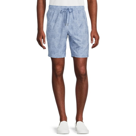 Ben Hogan Men's and Big Men's Modern Fit 8.5" Pineapple Print Stretch Short With Drawstring