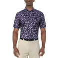 thumbnail image 1 of Ben Hogan Men's and Big Men’s Painted Foliage Print Short Sleeve Golf Polo Shirt, up to Size 5XL, 1 of 5