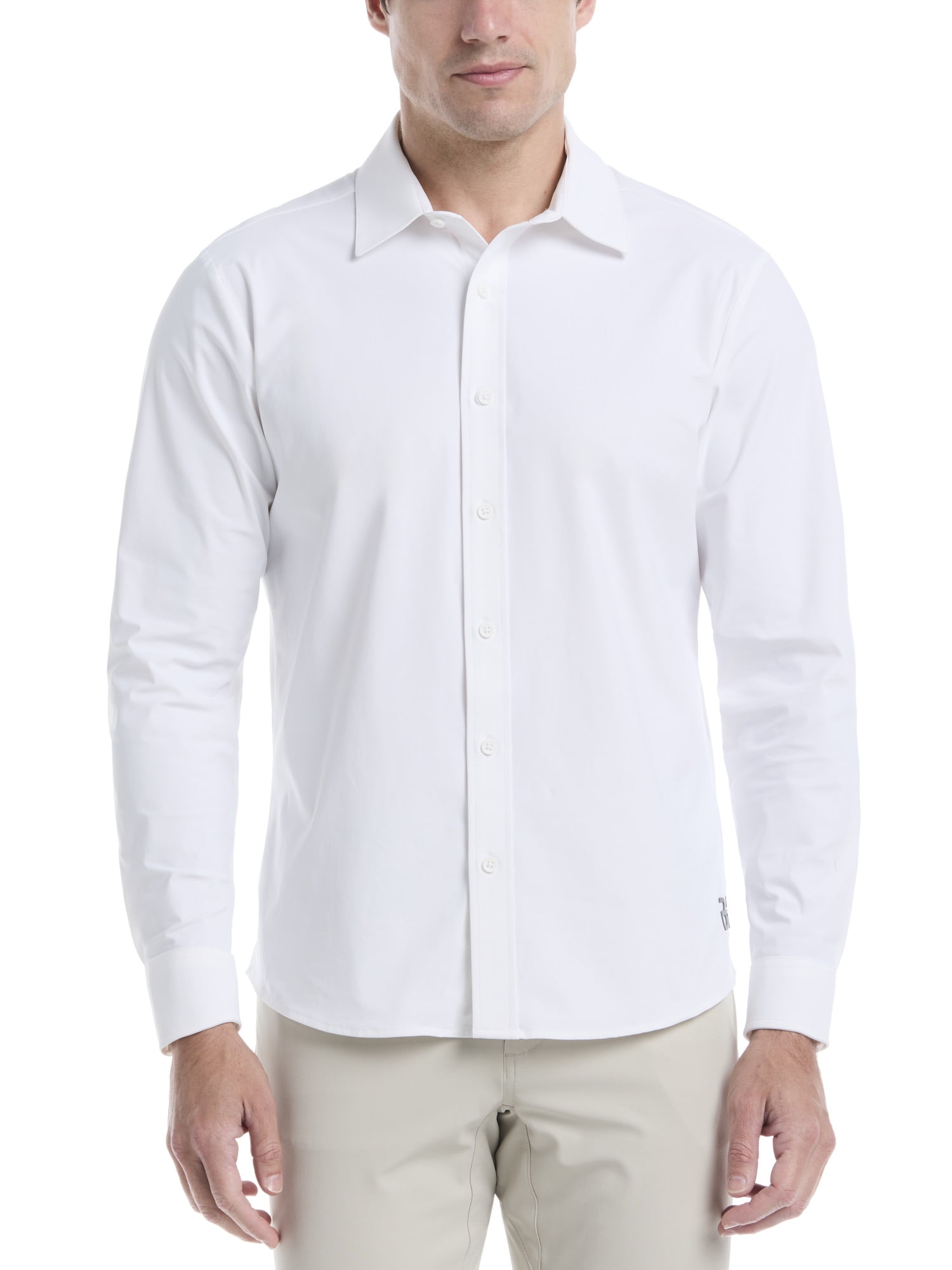 Ben Hogan Men's and Big Men's Performance Long Sleeve Button-Down Golf Shirt, Size S-5XL