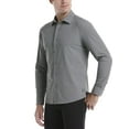 thumbnail image 1 of Ben Hogan Men's and Big Men's Performance Long Sleeve Button-Down Golf Shirt, Size S-5XL, 1 of 4
