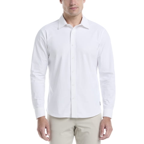 Ben Hogan Men's and Big Men's Performance Long Sleeve Button-Down Golf Shirt, Size S-5XL