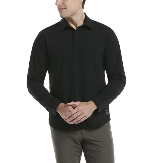 Ben Hogan Men's and Big Men's Performance Long Sleeve Button-Down Golf Shirt, Size S-5XL