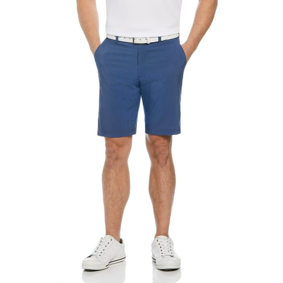 Ben Hogan Men's and Big Men's Performance Mini Geo Active Flex Waistband 4-Way Stretch Golf Short, up to 54 Inches