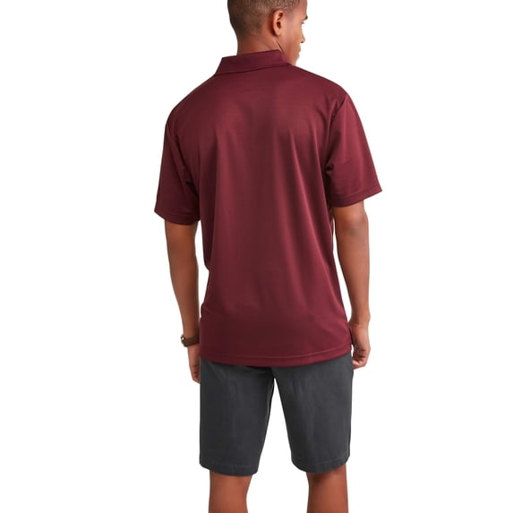 Ben Hogan Men's and Big Men’s Performance Short Sleeve Solid Polo shirt, up to size 5XL