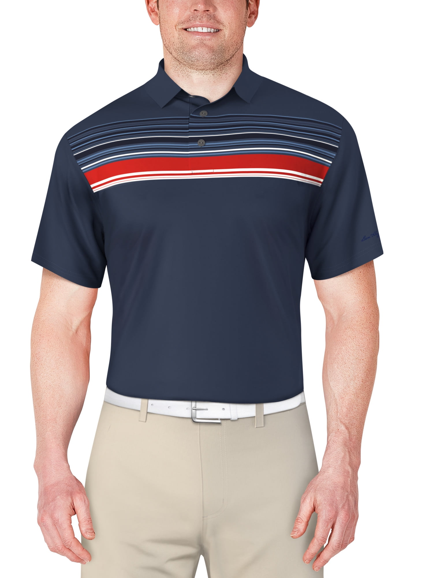 Ben Hogan Men's Performance Short Sleeve Color Block Golf Polo Shirt -  Walmart.com