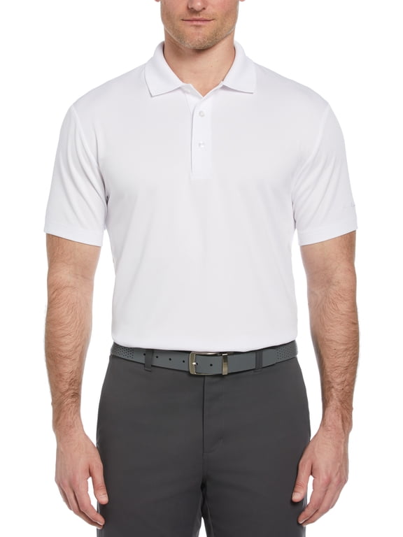 Men's and Big Men's Ventilated Performance Polo Shirt, Sizes S-4XLT