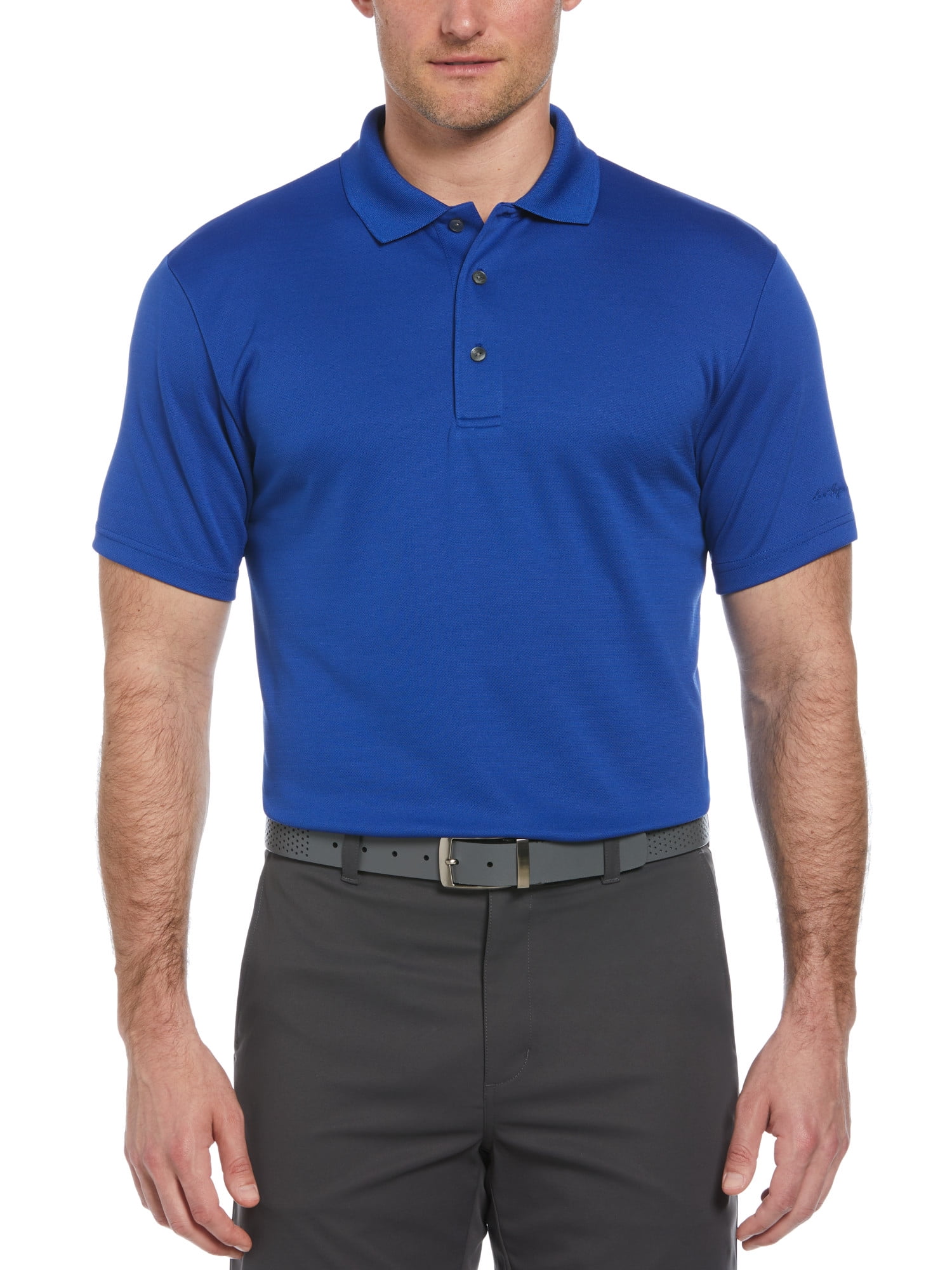 Ben Hogan Men's and Big Men's Ventilated Performance Polo Shirt, Up to Sizes 5XL