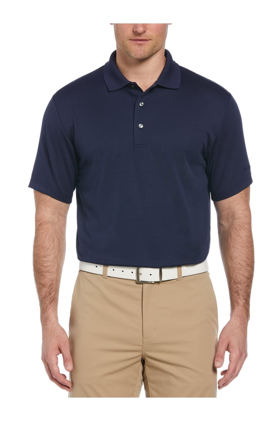 Men's and Big Men's Ventilated Performance Polo Shirt, Sizes S-5XL