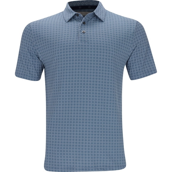 Ben Hogan Mini Geo Print Bright Cobalt Shirt Men XXL