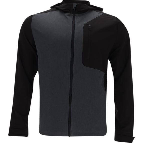 Ben Hogan Packable Hoodie Wind & Water Resistant Caviar Outerwear Men S