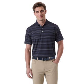 Ben Hogan Performance Men's & Big Men's Striped Short Sleeve Polo Shirt, Sizes S-4XLT