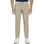 Ben Hogan Performance Men's Solid Active Flex Waistband 4-Way Stretch Flat-Front Golf Pant