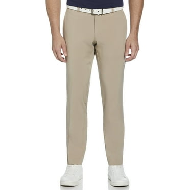Ben Hogan Performance Men's Solid Active Flex Waistband 4-Way Stretch Flat-Front Golf Pant