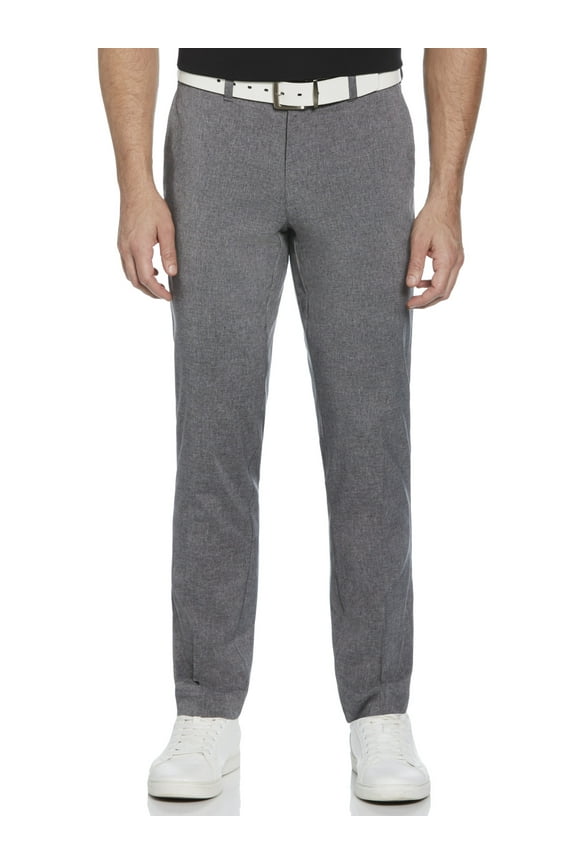 Performance Men's Solid Active Flex Waistband 4-Way Stretch Flat-Front Golf Pant
