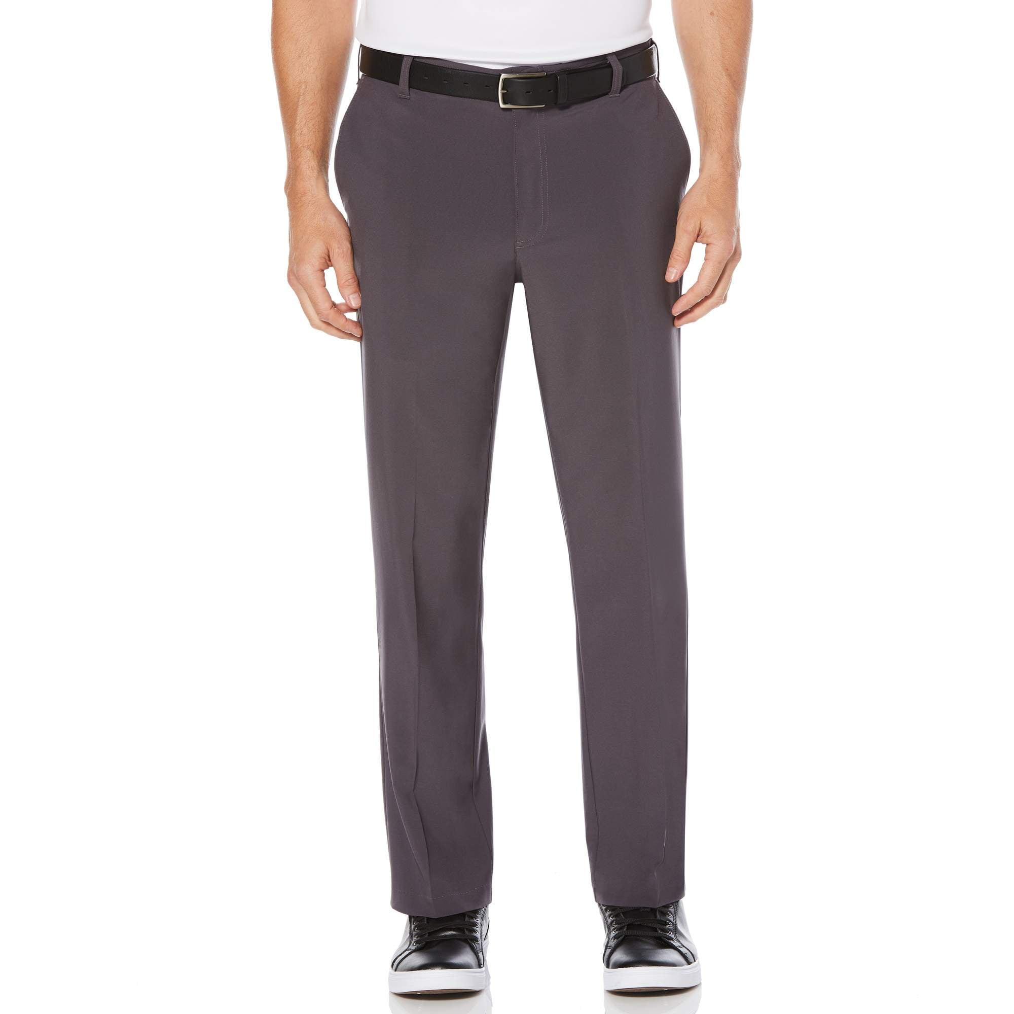 Ben Hogan Performance Men's Solid Active Flex Waistband 4-Way Stretch Flat-Front Golf Pant