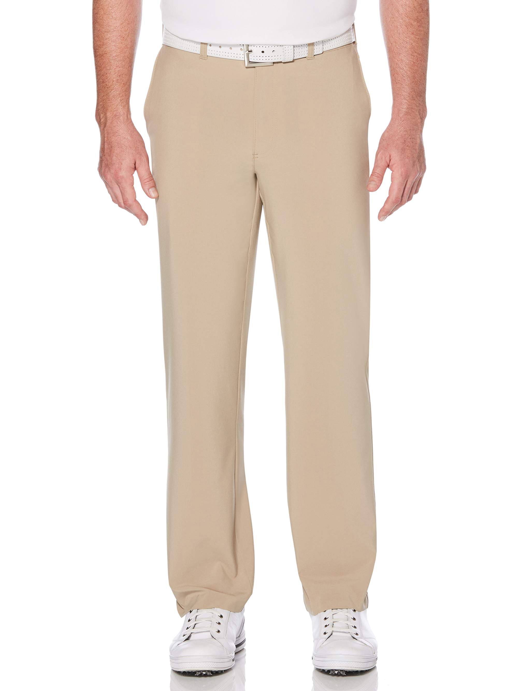 Ben Hogan Performance Men's Solid Active Flex Waistband 4-Way Stretch Flat-Front Golf Pant - image 1 of 6