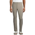 Ben Hogan Performance Men's Solid Active Flex Waistband 4Way Stretch FlatFront Golf Pant