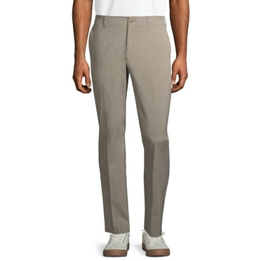 Ben Hogan Performance Men's Solid Active Flex Waistband 4-Way Stretch Flat-Front Golf Pant