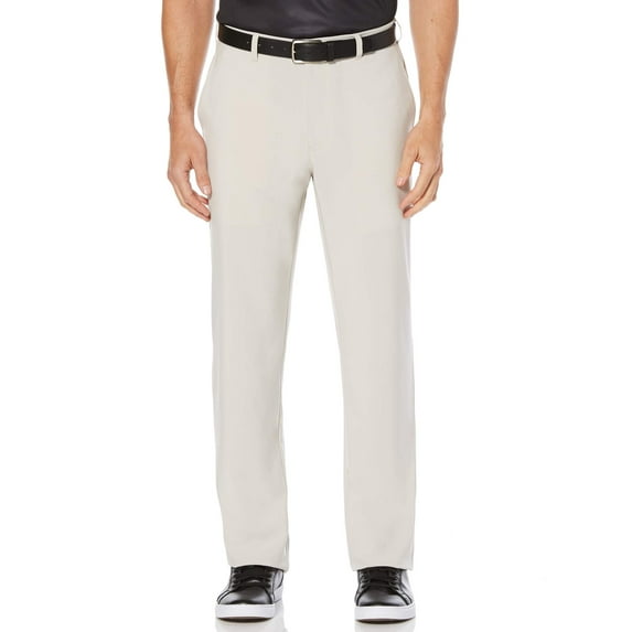 Ben Hogan Performance Men's Solid Active Flex Waistband 4-Way Stretch Flat-Front Golf Pant