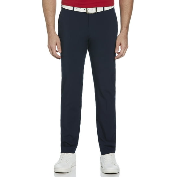 Ben Hogan Performance Men's Solid Active Flex Waistband 4-Way Stretch Flat-Front Golf Pant