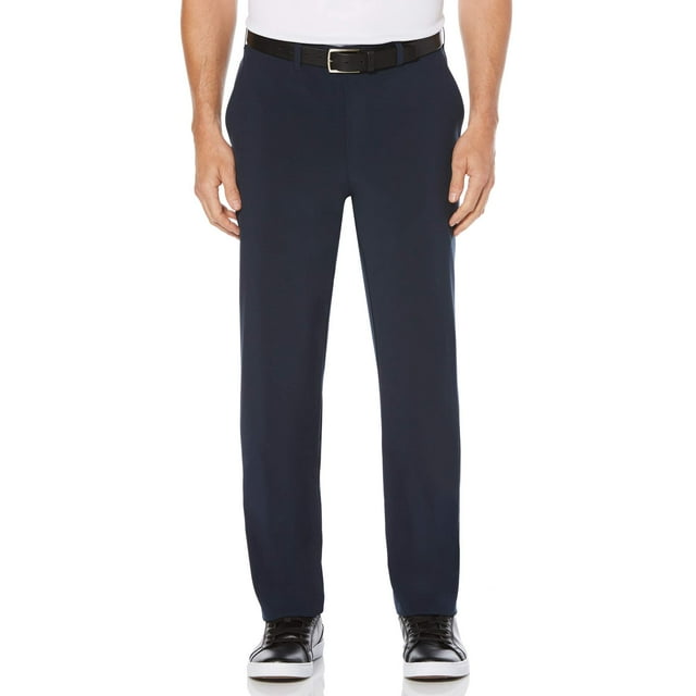 Ben Hogan Performance Men's Solid Active Flex Waistband 4Way Stretch FlatFront Golf Pant