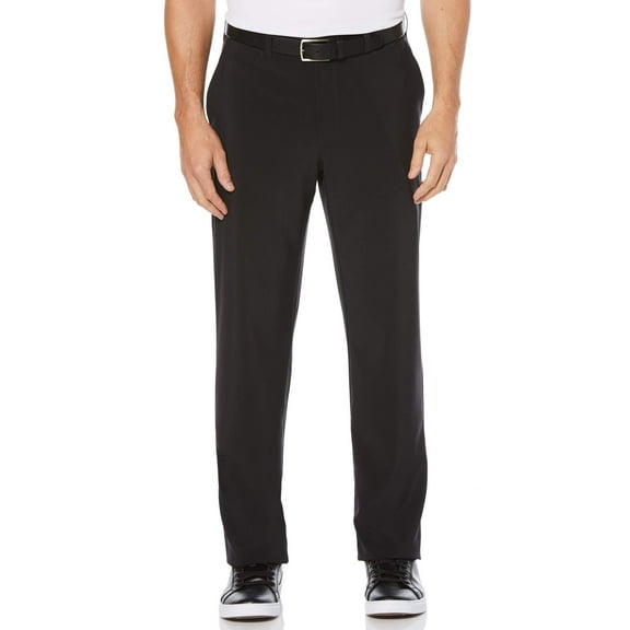 Ben Hogan Performance Men's Solid Active Flex Waistband 4-Way Stretch Flat-Front Golf Pant