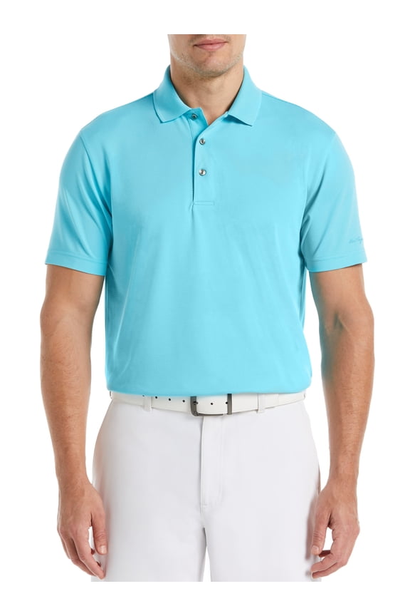 Performance Men's Solid Ottoman Golf Polo Shirt