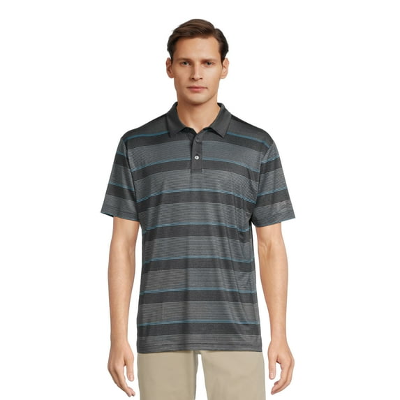 Ben Hogan Performance Men's Striped Golf Polo Shirt, Sizes S-5XL