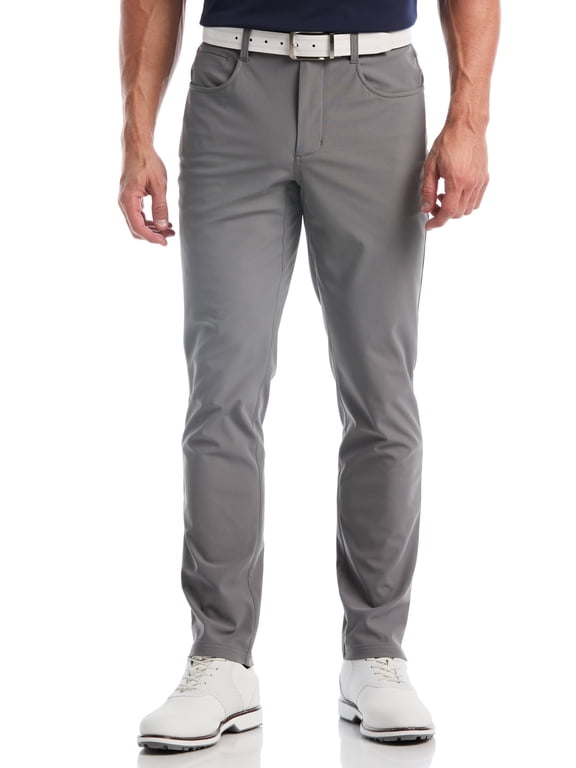 Performance Men's and Big Men's Crossover Five Pocket Golf Pant with Gusset and Coin Pocket