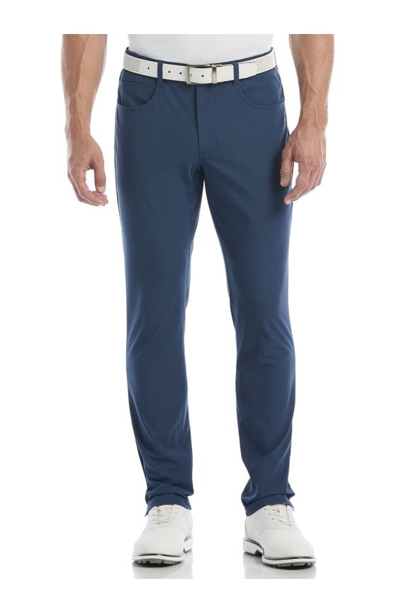 Performance Men's and Big Men's Crossover Five Pocket Golf Pant with Gusset and Coin Pocket