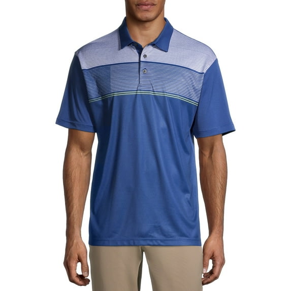 Ben Hogan Short Sleeve Graphic Collared Active Fit Polo (Men's) 1 Pack