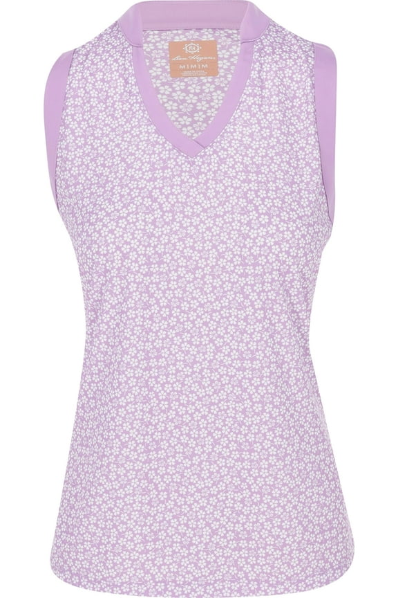 Sleeveless Essential Floral Crocus Petal Shirt Women S