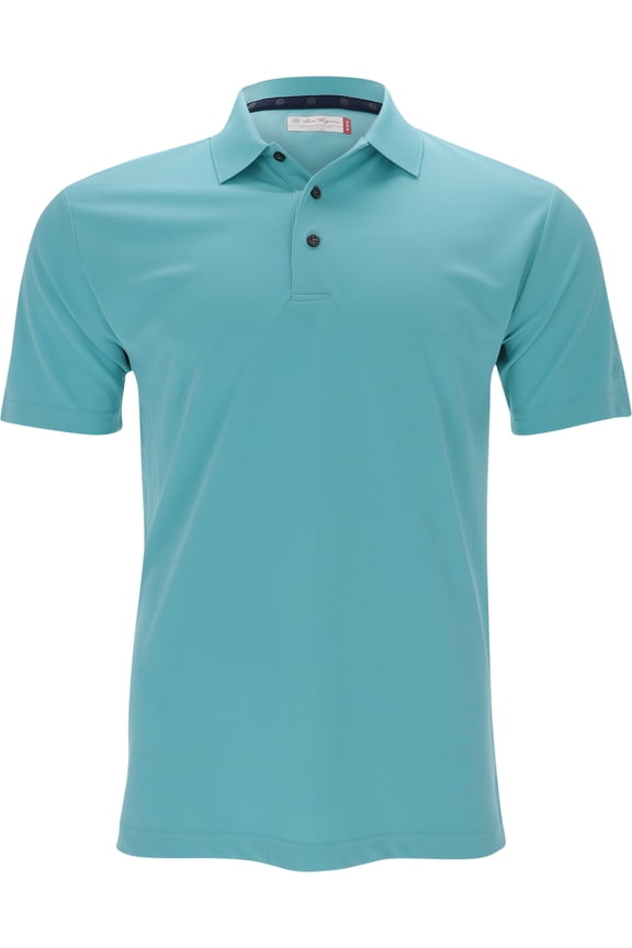 Solid Ottoman Textured Blue Curacao Shirt Men L
