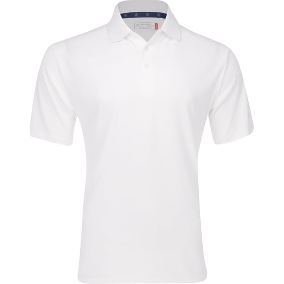 Ben Hogan Solid Ottoman Textured Bright White Shirt Men XXL