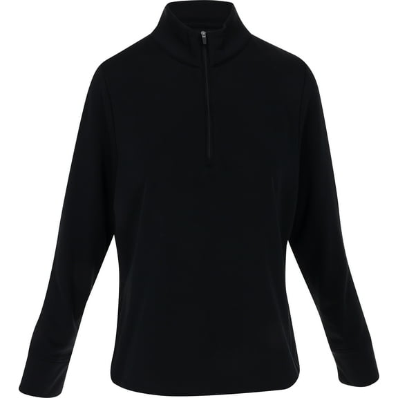 Ben Hogan Tech Fleece 1/4 Zip Caviar Outerwear Women XS