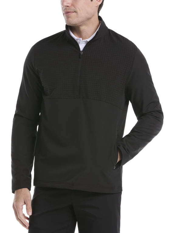 Wind & Warmth 1/2 Zip Caviar Outerwear Men M