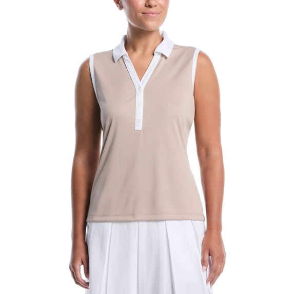 Ben Hogan Women’s Performance Sleeveless Golf Polo Shirt, Sizes XS-XXL