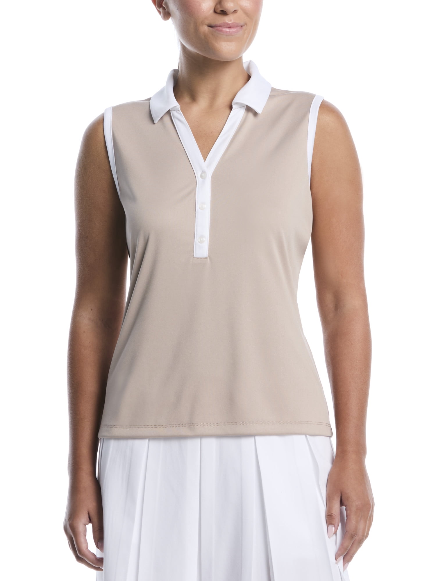 Ben Hogan Women’s Performance Sleeveless Golf Polo Shirt, Sizes XS-XXXL