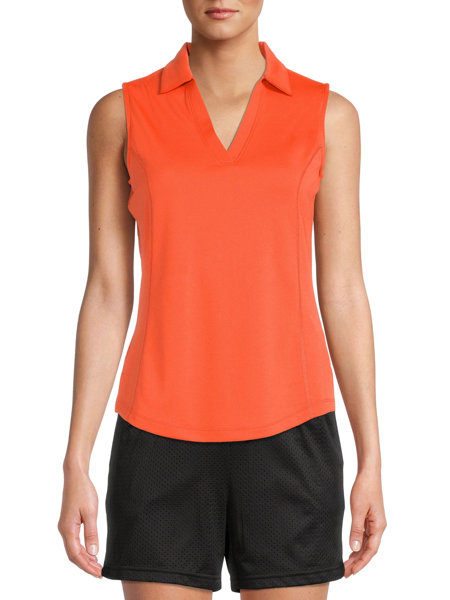 Ben Hogan Women's Sleeveless Performance Polo Shirt with UPF 30, Sizes XS-XXL