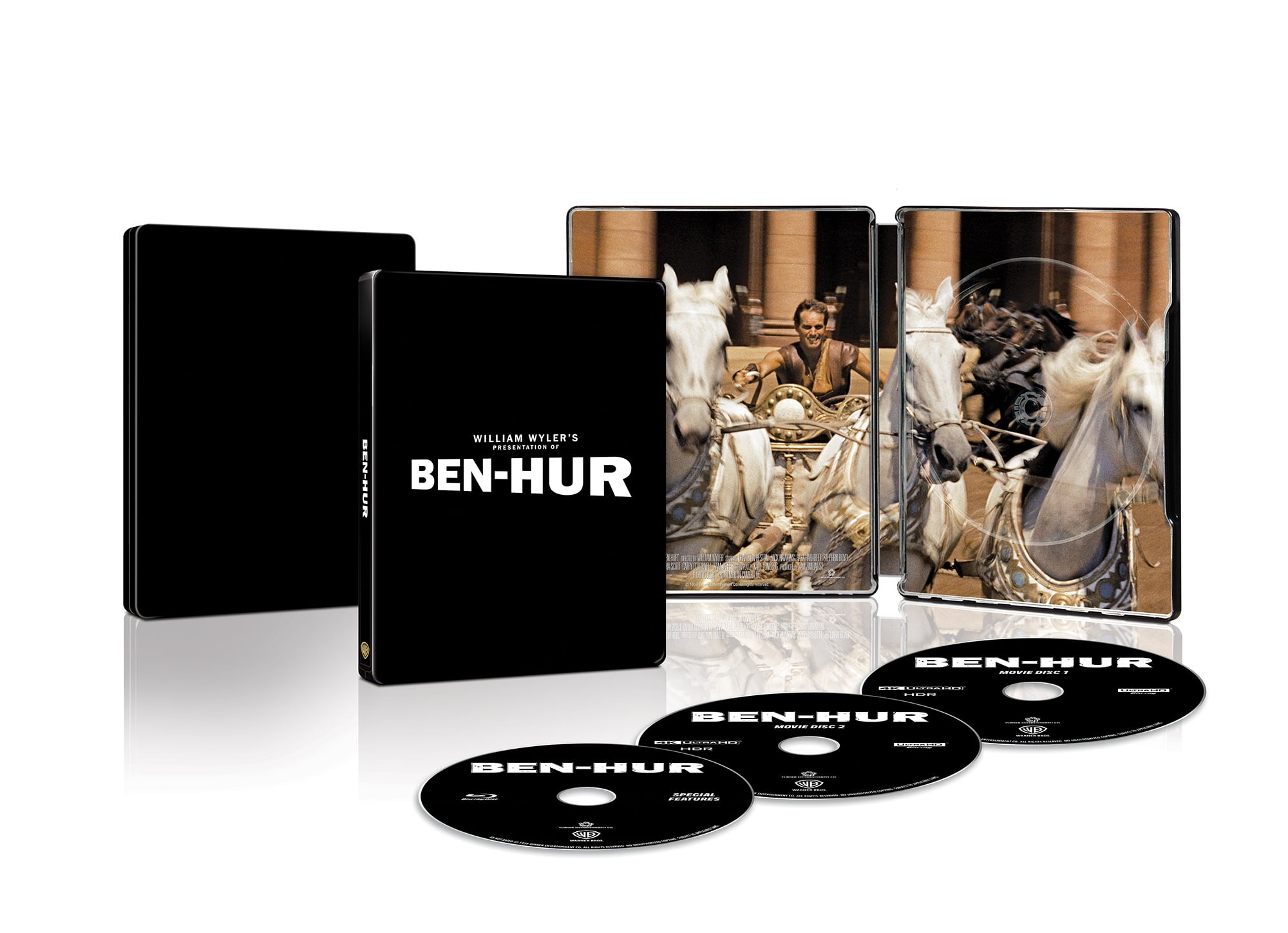 Ben-Hur (Steelbook) (4K Ultra HD + Digital Copy), Action, Warner Bros.