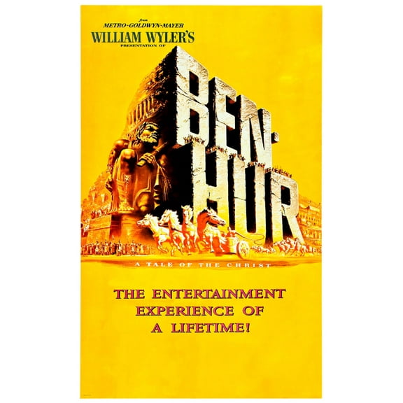 Ben Hur Movie Poster 16x24 Unframed, Age: Adults Western Graphic