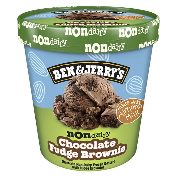 Ben & Jerry's Dairy-Free Almond or Oat Milk Chocolate Fudge Brownie Frozen Dessert, 1 Pint