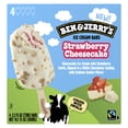 thumbnail image 1 of Ben & Jerry's Strawberry Cheesecake Ice Cream Bars, 10.1 fl oz, 4 Count, 1 of 6